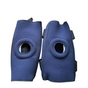 Navy Knee Brace Supports with Adjustable Straps